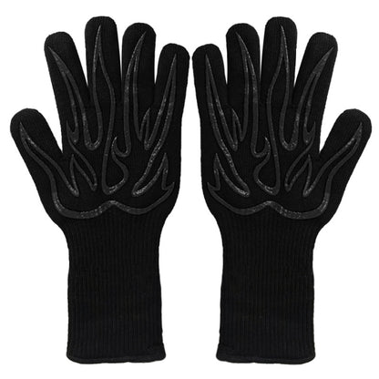 1 Pair High Temperature Resistant Silicone BBQ Gloves  Anti-Scalding Gloves, BBQ Red, BBQ Black, BBQ Blue, Big Flame Red, Big  Flame Black, Big Flame Blue, Flame Dots Red, Flame Dots  Black, Flame Dots  Blue, BBQ Flame Red, BBQ Flame Black...