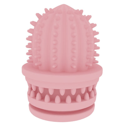Pet Cleaning Teeth TPR Cactus Lightweight Bite-resistant Educational Toys, Cactus Light Blue, Cactus Light Pink, Cactus Avocado Green