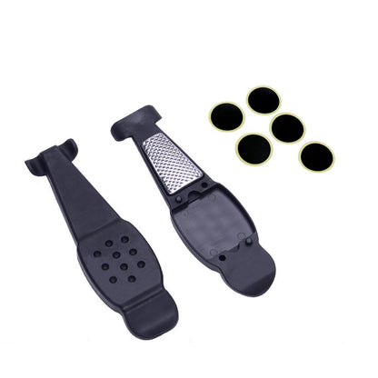 Multifunctional Bicycle Tire Changing Tool, Black, Red, Blue, Green, Orange, Black+5 Tire Patches, Green+5 Tire Patches, Blue+5 Tire Patches, Red+5 Tire Patches