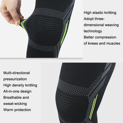Nylon Sports Protective Gear Four-Way Stretch Knit Knee Pads, Size:, S, M, L, XL