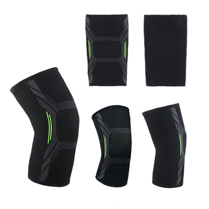 Nylon Sports Protective Gear Four-Way Stretch Knit Knee Pads, Size:, S, M, L, XL