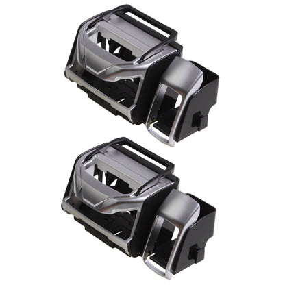 2 PCS SD-1012 Car Multifunctional Drink Holder Garbage Box, Silver, Blue, Black