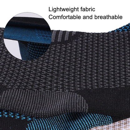 1pair Nylon Knitted Ankle Pads Compression Support Anti-Sprain Cycling Protective Gear, Blue S, Blue M, Blue L, Black S, Black M, Black L, White S, White M, White L