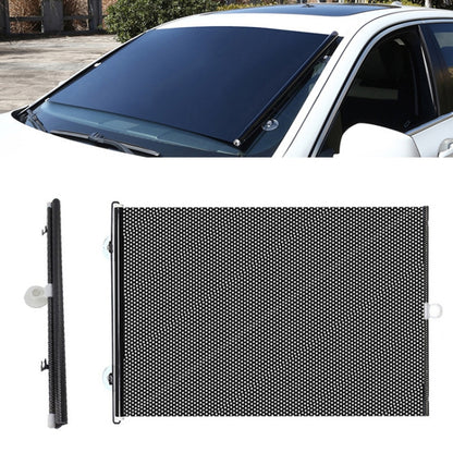 Suction Cup Car Shade Curtain Window Telescopic Roller Blind, Size: 50x125cm Silver Laser, 40x125cm Silver Lyser, 50x125cm Silver Laser, 40x125cm Black Mesh, 45x125cm Silver Lyser, 40x60cm Silver Lyser