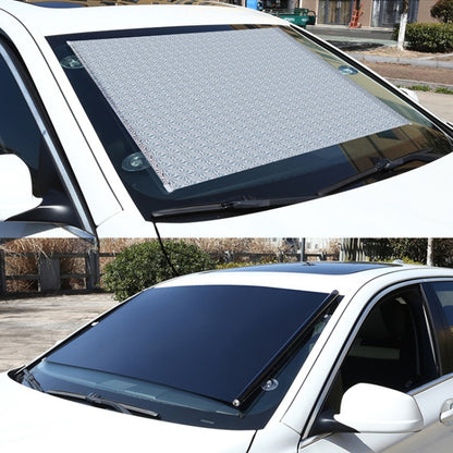 Suction Cup Car Shade Curtain Window Telescopic Roller Blind, Size: 50x125cm Silver Laser, 40x125cm Silver Lyser, 50x125cm Silver Laser, 40x125cm Black Mesh, 45x125cm Silver Lyser, 40x60cm Silver Lyser