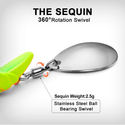 Lead Material Fish Shape Anti-hanging Bottom Hook, 15g
