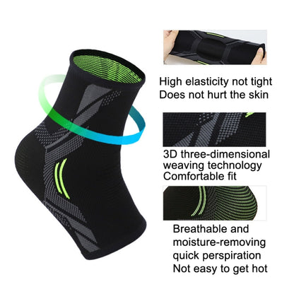 1pair Outdoor Sports Unisex Knitted Pressurized Keep Warm Copper Ankle Support, S, M, L, XL