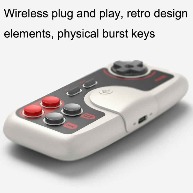 8Bitdo PCE2.4G Wireless Gamepad For Switch, Light Gray, Dark Gray, Black