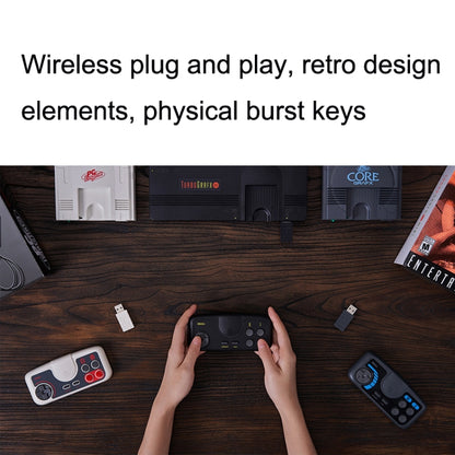 8Bitdo PCE2.4G Wireless Gamepad For Switch, Light Gray, Dark Gray, Black