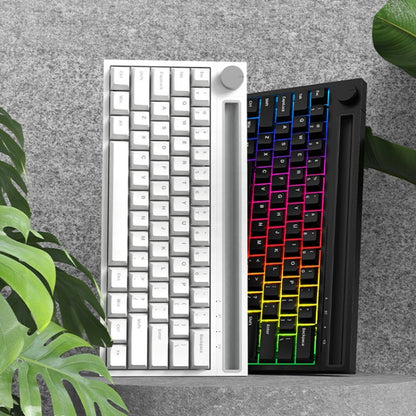 Ajazz K620T 62 Keys Bluetooth Wireless Dual Mode Mechanical Keyboard, Style:, Blue Shaft (Black), Pink Shaft (Black), Blue Shaft (White), Pink Shaft (White)