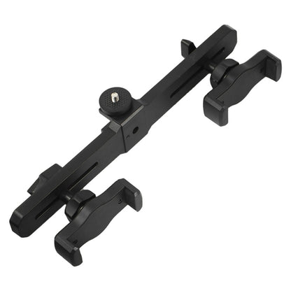Universal Removable Rotating Live Dual-Camera Bracket, Spec:, Dual Phone Clip
