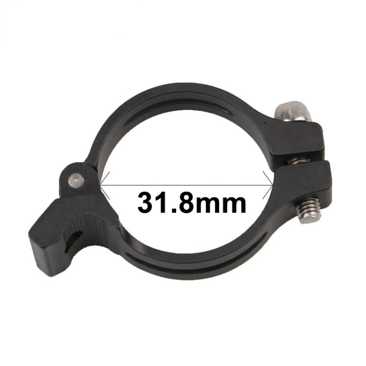 FMFXTR Bike Front Derailleur Clamp Straight Lock Turn to Clamp Converting Seat, Bike Front Derailleur Clamp 31.8mm, Bike Front Derailleur Clamp 34.9mm