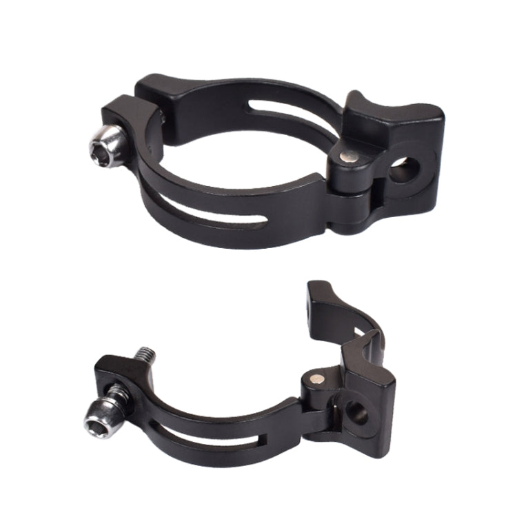 FMFXTR Bike Front Derailleur Clamp Straight Lock Turn to Clamp Converting Seat, Bike Front Derailleur Clamp 31.8mm, Bike Front Derailleur Clamp 34.9mm