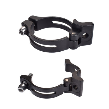 FMFXTR Bike Front Derailleur Clamp Straight Lock Turn to Clamp Converting Seat, Bike Front Derailleur Clamp 31.8mm, Bike Front Derailleur Clamp 34.9mm