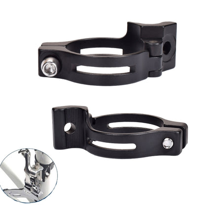 FMFXTR Bike Front Derailleur Clamp Straight Lock Turn to Clamp Converting Seat, Bike Front Derailleur Clamp 31.8mm, Bike Front Derailleur Clamp 34.9mm