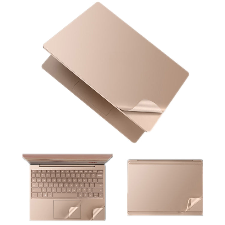 JRC 4 in 1 Top Cover Film + Full Support Film + Bottom Cover Film + Touch Film for Surface Laptop Go 12.4, Bright Platinum, Rose Gold, Sandstone Gold, Dark Space Grey, Ice Crystal Blue