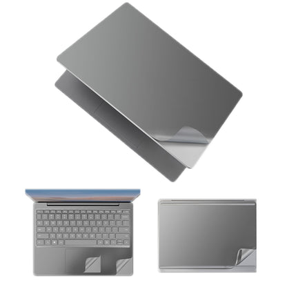 JRC 4 in 1 Top Cover Film + Full Support Film + Bottom Cover Film + Touch Film for Surface Laptop Go 12.4, Bright Platinum, Rose Gold, Sandstone Gold, Dark Space Grey, Ice Crystal Blue