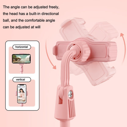 2 PCS Multifunctional Live Telescopic Mobile Phone Desktop Bracket, Classic Black, Ivory White, Dark Night Green, Active Orange, Noble Purple, Mint Green, Cherry Blossom Pink