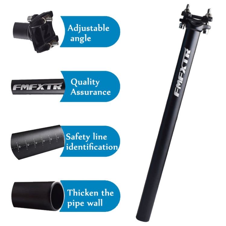 FMFXTR Bicycle Extended Saddle Seat Tube Double Nail Straight Tube, Specification:, 27.2mm, 31.6mm, 30.9mm