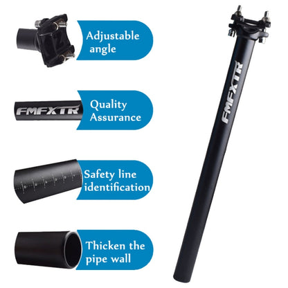 FMFXTR Bicycle Extended Saddle Seat Tube Double Nail Straight Tube, Specification:, 27.2mm, 31.6mm, 30.9mm