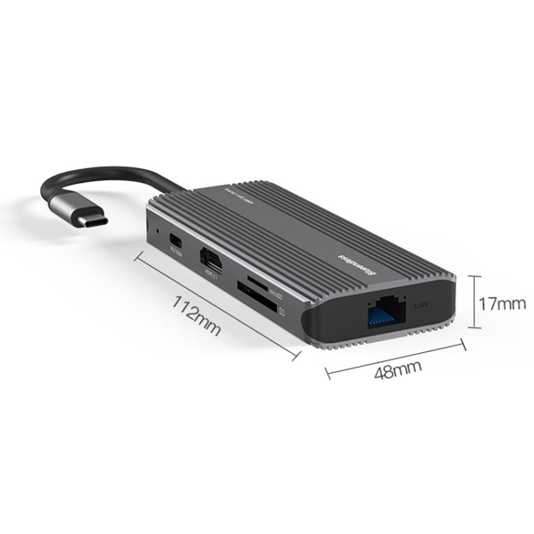 Blueendless 8K/30Hz Type-C To Gigabit Ethernet USB3.1 Docking Station