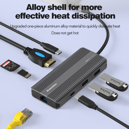 Blueendless 8K/30Hz Type-C To Gigabit Ethernet USB3.1 Docking Station