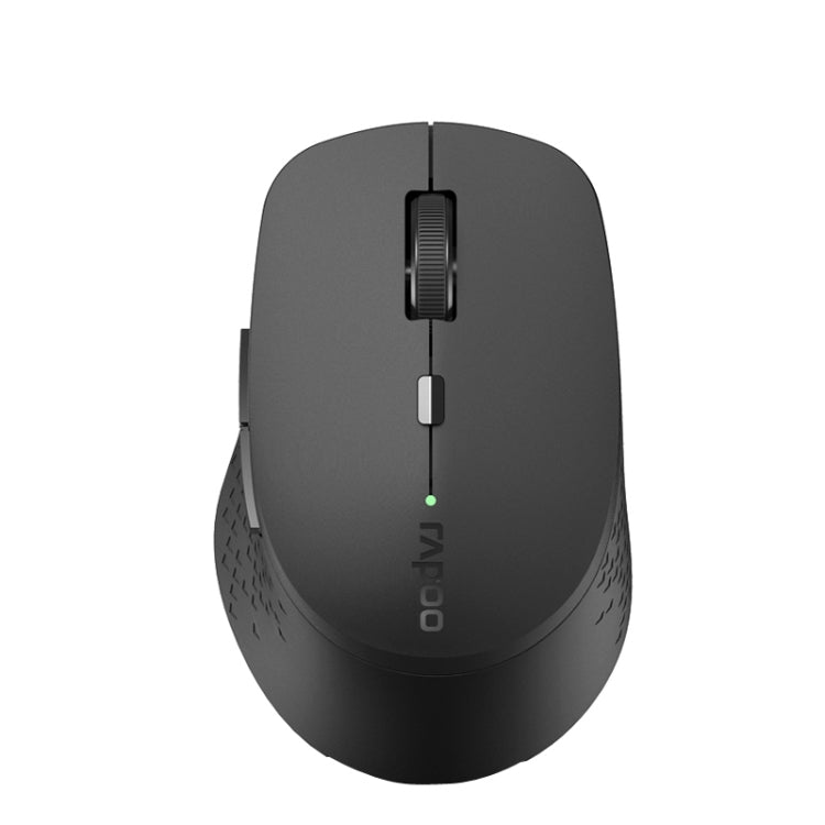 Rapoo M300G 1600DPI 3 Keys Laptop Office Silent Wireless Bluetooth Mouse, Deep Gray, Blue, Light Gray