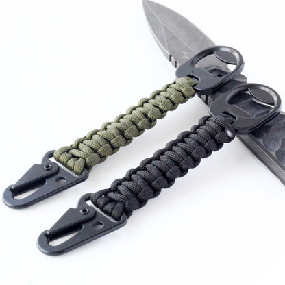 Outdoor Seven-Core Umbrella Rope Keychain Eagle Mouth Buckle Bottle Opener