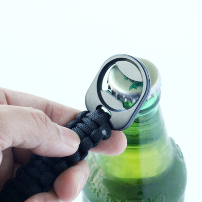 Outdoor Seven-Core Umbrella Rope Keychain Eagle Mouth Buckle Bottle Opener