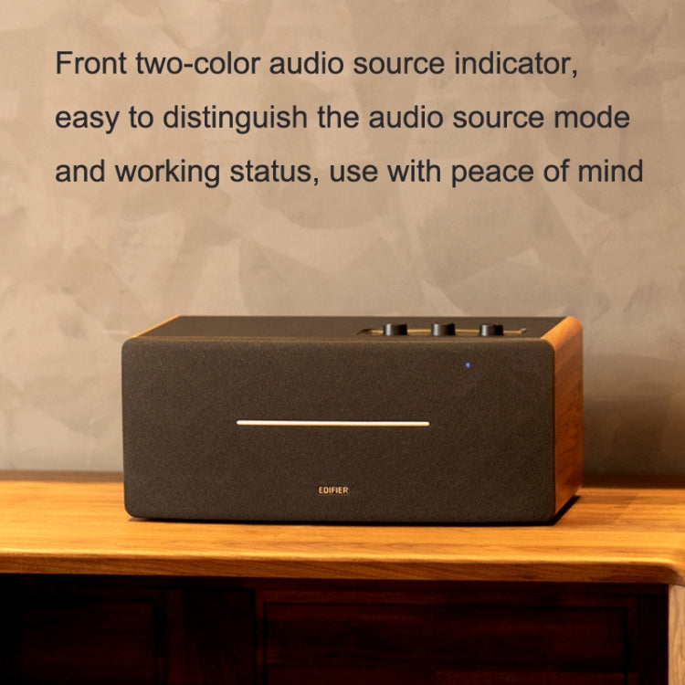 Edifier D12 Wireless Bluetooth Speaker Car Subwoofer Stereo, D12 Wood Grain