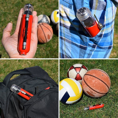 Two-Way Mini Ball Pump Football Basketball Portable Inflatable Pump, Two-Way Green, Two-Way Red, Two-Way Blue, Two-Way Yellow, Two-Way Black