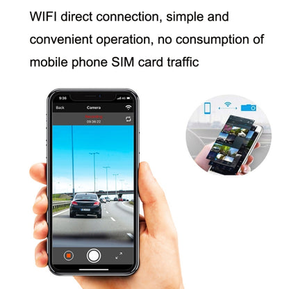 KG390 3 Inch IPS Screen ADAS Algorithm TS Stream WIFI HD Driving Recorder, Style:, Single Record, Dual Record