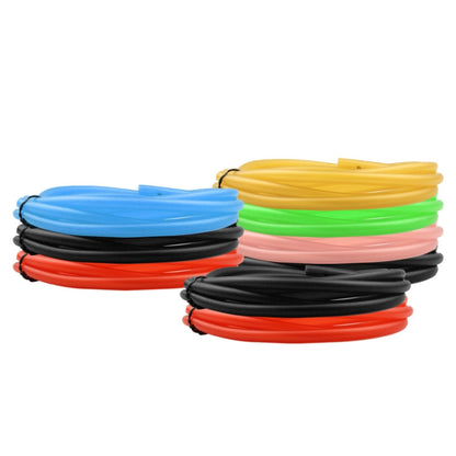 10PCS Motorcycle Modification Oil Pipe Rubber Gasoline Pipe, Length: 1m, Black, Red, Blue, Green, Orange