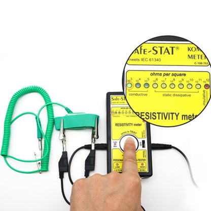 ProsKit AS-611 3m TPR Elastic Plastic Anti-Static Wired Wrist Strap, AS-611