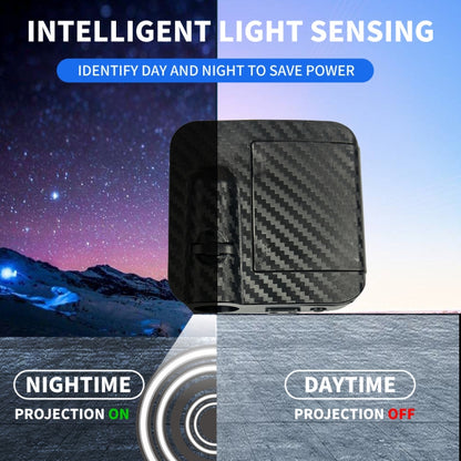 LED Infrared Induction Car Door Welcome Light Night Projection Ambient Light, Energy Circle (Blue), Energy Circle (White), Energy Circle (Yellow), Cat Claw (Yellow), Radish (Yellow), Drink (Yellow), Drink (Purple), Honor (Yellow), Honor (Purple)