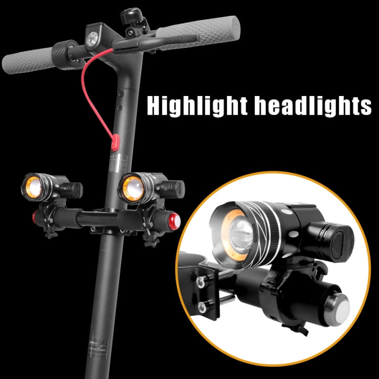 Electric Scooter T6 LED Light Front Lamp Lighted Armrest, For Xiaomi M365 /Pro, For Ninebot Max G30