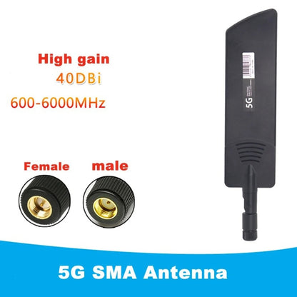 5G Full Netcom Black Plastic Sleeve Signal Strong High Gain Antenna, Gain Antenna