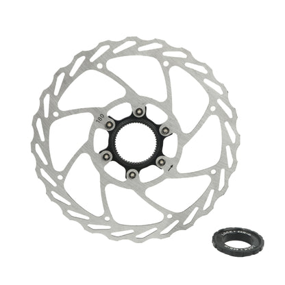 RACEWORK RS6 Mountain Bike Mid-lock Discs, Diameter:, 140mm, 160mm, 180mm