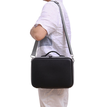 Suitcase Backpack Messenger Bag Organizer for DJI MINI 3 PRO, Nylon Black, Pu Diamond Pattern