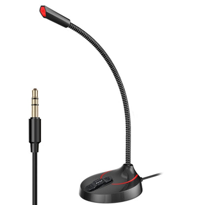 F12 Metal Hose Meeting Desktop Microphone, Spec:, 3.5 Version (Black), USB Version (Black)