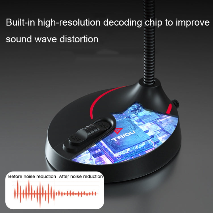 F12 Metal Hose Meeting Desktop Microphone, Spec:, 3.5 Version (Black), USB Version (Black)