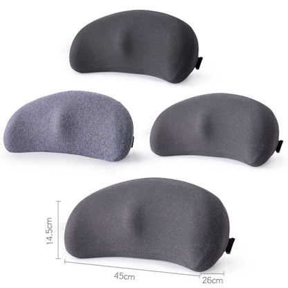 Memory Foam Car Lumbar Cushion Driving Seat Cushion, Memory Foam Dark Gray, Memory Foam Gray, Memory Foam Fog Blue