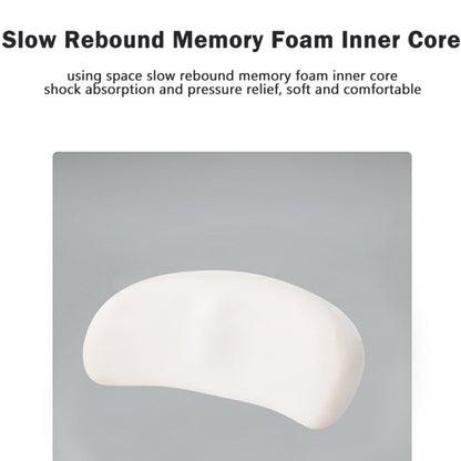 Memory Foam Car Lumbar Cushion Driving Seat Cushion, Memory Foam Dark Gray, Memory Foam Gray, Memory Foam Fog Blue