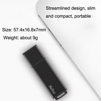 Netac U351 Metal High Speed Mini USB Flash Drives, 32GB, 64GB, 128GB