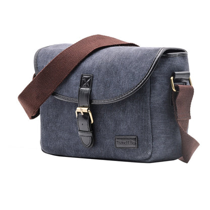 Casual SLR Camera Canvas Crossbody Bag, Gray, Blue, Khaki