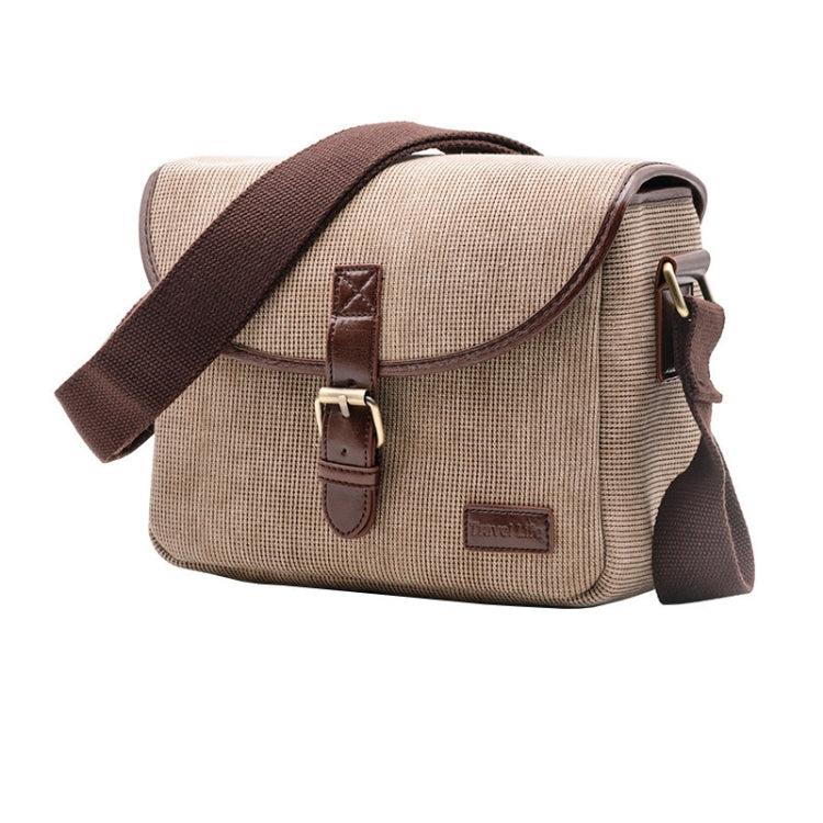 Casual SLR Camera Canvas Crossbody Bag, Gray, Blue, Khaki
