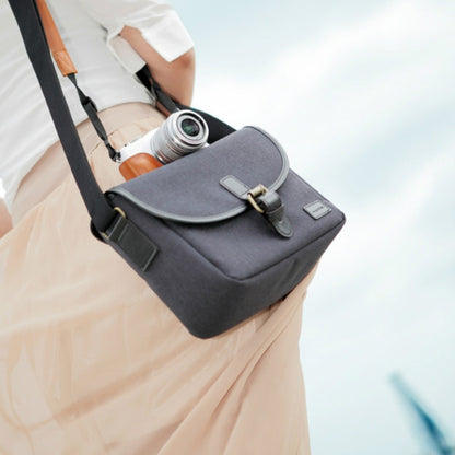 Casual SLR Camera Canvas Crossbody Bag, Gray, Blue, Khaki