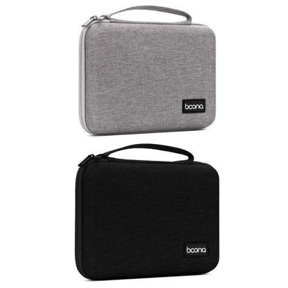 Baona BN-F018 Multifunctional Double Layer EVA Hard Shell U Disk Data Cable Storage Bag, Grey, Black