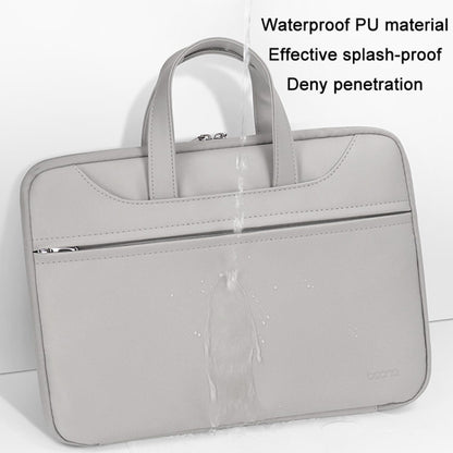 Baona BN-Q006 PU Leather Full Opening Laptop Handbag, For 11/12 inches, For 13/13.3/14 inches, For 15/15.6 inches, For 16/17 inches