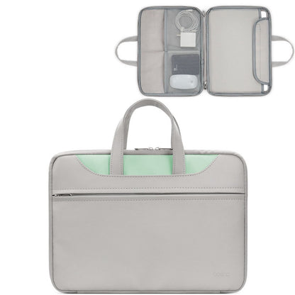 Baona BN-Q006 PU Leather Full Opening Laptop Handbag, For 11/12 inches, For 13/13.3/14 inches, For 15/15.6 inches, For 16/17 inches